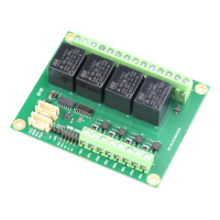 4-Relay (Coil:24V) 4-Opto PCA9554C I2C-Bus DIN-Rail Mountable (image for) 4-Relay (Coil:24V) 4-Opto PCA9554C I2C-Bus DIN-Rail Mountable