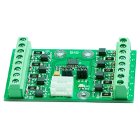 (image for) DIN-Rail 15-30V PCF8574A I2C OPTO Board