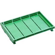 (image for) DIN Rail 6pcs Foot 107x163mm Green