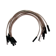 (image for) Brown Jumper Wires 0.1" F/F 6" 26awg