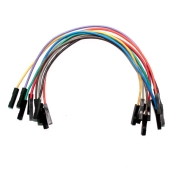 (image for) Rainbow Jumper Wires 0.1" F/F 6" 26awg