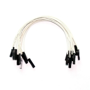 (image for) White Jumper Wires 0.1" F/F 6" 26awg