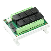 (image for) DIN-Rail PCF8574 I2C 24V 10A Relay Board V2