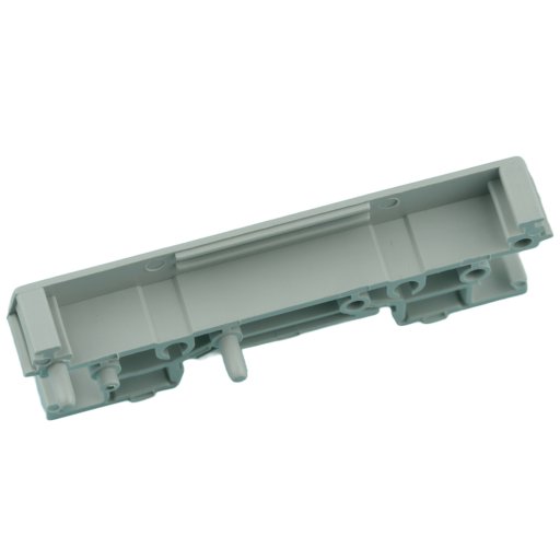 (image for) DIN Rail End Foot 72x11.25mm White - Click Image to Close