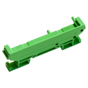 (image for) DIN Rail End Foot 72x11.25mm Green