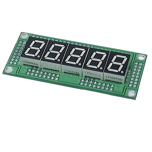 (image for) Green 7-Seg MC14489 Display Board - Click Image to Close