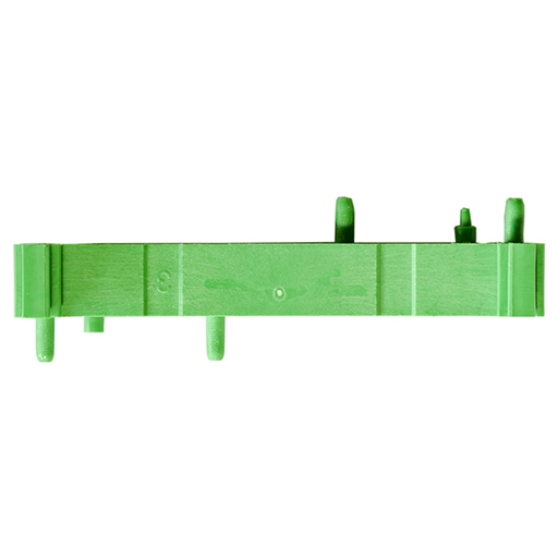 (image for) DIN Rail Base 72x11.25mm Green - Click Image to Close