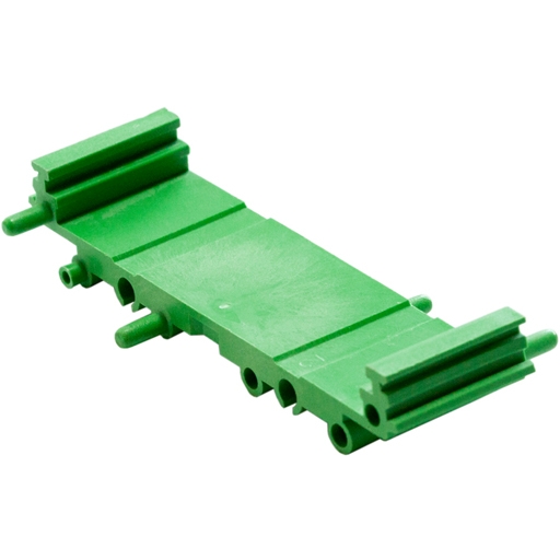 (image for) DIN Rail Base 72x22.5mm Green - Click Image to Close