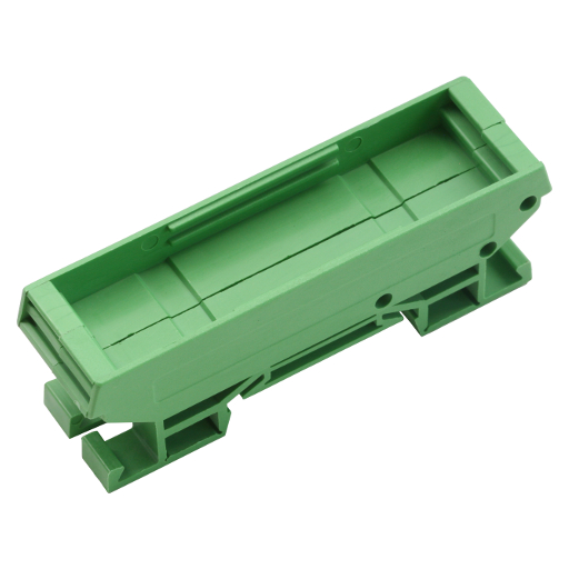 (image for) DIN Rail 2pcs Foot 72x20mm Green - Click Image to Close