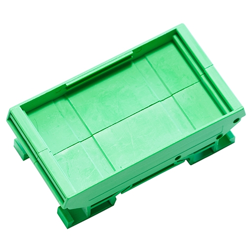 (image for) DIN Rail 2pcs Foot 72x42.50mm Green - Click Image to Close