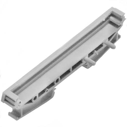 (image for) DIN Rail End Foot 107x11.5mm White - Click Image to Close