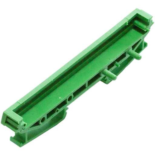 (image for) DIN Rail End Foot 107x11.5mm Green - Click Image to Close