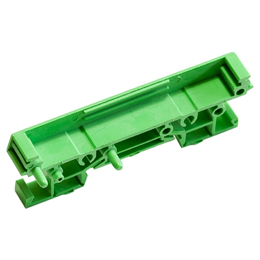 (image for) DIN Rail End Foot 72x11.25mm Green - Click Image to Close