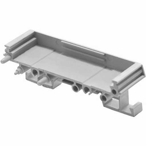 (image for) DIN Rail End Foot 72x21.25mm White - Click Image to Close