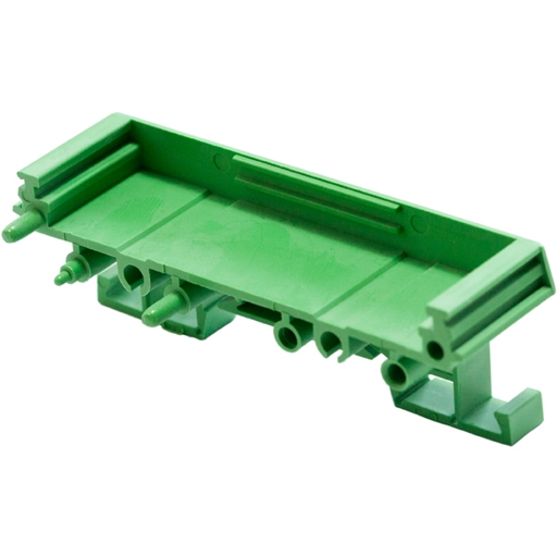 (image for) DIN Rail End Foot 72x21.25mm Green - Click Image to Close