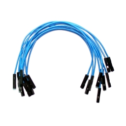 (image for) Blue Jumper Wires 0.1" F/F 6" 26awg