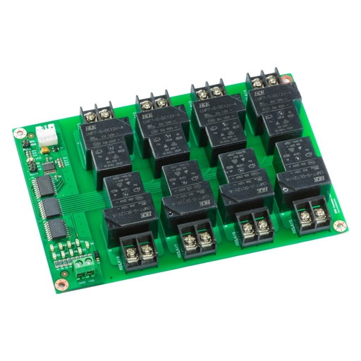 (image for) DIN-Rail PCF8574A I2C 12V 30A Relay Board