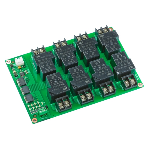 (image for) DIN-Rail PCF8574A I2C 12V 30A Relay Board